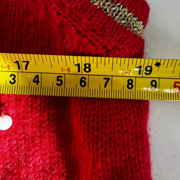 Ugly Christmas Sweater Vest Holiday Womens Medium Red Snowman Winter Wonderland - Picture 6 of 7